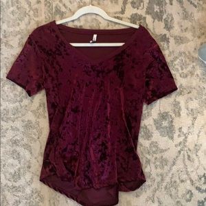 Z supply velvet top